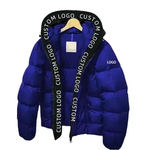 Unisex Full Zipper Puffer Jacket Slim Fit Patchwork <b>Camouflage</b> Waterproof Windproof OEM Customized Design - Product Image 4