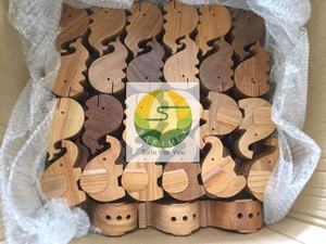 Soporte para Teléfono y Bolígrafo de Madera Pulida Ecológico, Bandeja Personalizada con Forma y Tamaño OEM para Uso Doméstico - Product Image 3