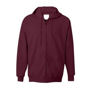 New Design Men's Full Zip up Hoodie Regular Fit Plus Size Sweatshirt Cotton Tracksuit With Kangaroo Pockets - Product Image 4