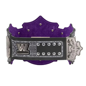 Ceinture de championnat de lutte mondiale poids lourd Ronpex personnalisée - Cuir, laiton/zinc, haute qualité pour les arts martiaux - Product Image 3