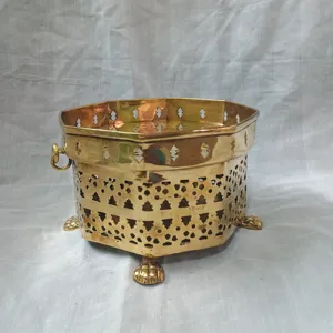 热销古董最新独特设计最佳质量黄铜茶壶取暖器