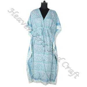 2025 soirée arabe dubaï Abaya longue robe de Style caftan fabricant de vêtements pour femmes concepteur indien coton imprimé robe Kimono - Product Image 4