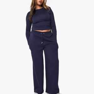 Pantalones Deportivos de Mujer de Alta Calidad con Logotipo Personalizado, Transpirables, Ecológicos, con Bolsillos Laterales, Cintura con Cordón para Fitness, Aire Libre y Uso Casual - Product Image 2