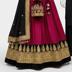 Dernière collection de vêtements traditionnels indiens et pakistanais, robe afghane respirante pour femmes 2024, style confortable et nouveau, couleur blanc et rose - Product Image 4
