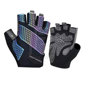 <b>Best</b> Price High Quality Unisex Gym Gloves Anti-Slip Polyester Leather Fitness Training Weight Lifting <b>Wrist</b> <b>Support</b> Sports - Product Image 1