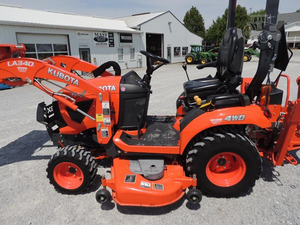 For LA340 24HP Wheel Tractor with Front Loader Backhoe Attachment Gear Pump Orange Color - Product Image 4