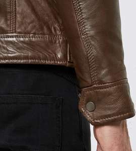 Hiver Nouveau PU Veste en cuir Hommes Veste à capuche en cuir Biker Veste à capuche en cuir pour hommes de haute qualité - Product Image 6