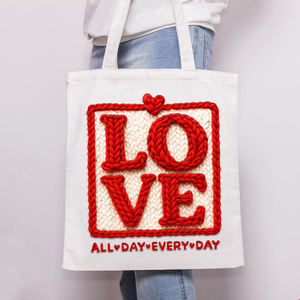 ملصقات فينيل قابلة للنقل بالحرارة بتصميم 'الحب طوال اليوم' للقمصان والحقائب والقبعات والوسائد - ملصقات قابلة للكي - Product Image 4