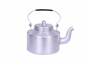 Bouilloire à thé en aluminium argenté de qualité supérieure, pot pour cuisinière, pour la maison, le bureau, l'hôtel, utilisation polyvalente, durable, légère, théière en métal - Product Image 3