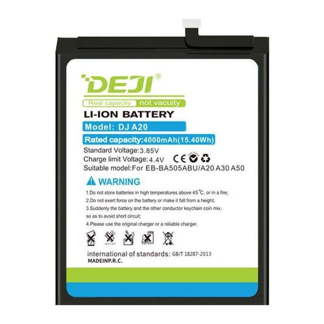 Huidafa Original Capacity Mobile Phone EB-BA505ABU Battery for Samsung A20 A30 A50 A30S A50S
