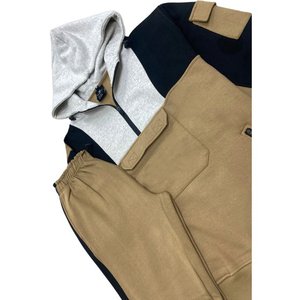 Conjunto Deportivo de Invierno para Mujer de 2 Piezas, Transpirable, Sudadera con Cierre de Cremallera y Pantalones Deportivos de Felpa Gruesa - Product Image 2