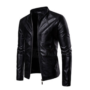 Veste en cuir pour hommes Prix de gros Veste en cuir Pu Veste en cuir à la mode pour hommes 2026 - Product Image 2