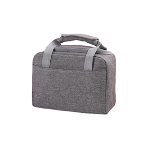 Sac fourre-tout thermique recyclé Rpet bleu marine avec logo personnalisé isolé fabriqué au Vietnam - Product Image 2