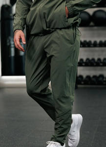 Conjunto Deportivo de Invierno para Hombre, Personalizado con Logotipo, 100% Algodón, Resistente al Viento, Absorbente de Sudor, para Gimnasio, Entrenamiento y Ejercicio - Product Image 3