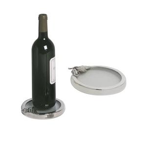 Standrad Métal Bouteille De Vin Coaster Argent Plaqué Bar Accessoires Cuisine Vaisselle Utilisation Ronde Vin Bière Bouteille Coaster - Product Image 3
