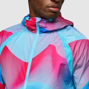 Chaqueta cortavientos impermeable de último estilo para hombre, precio al por mayor, chaqueta cortavientos de Bajo diseño Moq para hombre - Product Image 4