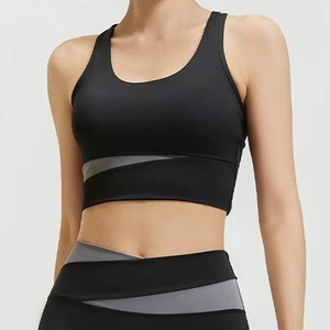 Ensemble de yoga respirant et sans couture de qualité supérieure, taille haute, contrôle abdominal, hanches en forme de pêche, logo frontal, maintien élevé pour - Product Image 2