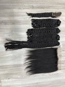 Extensiones de Cabello Natural de Alta Calidad 2026, Cabello Liso Yaki con Cutícula Alineada, Doble Trama, Sin Enredos, Sin Caída, Trama a Máquina - Product Image 4