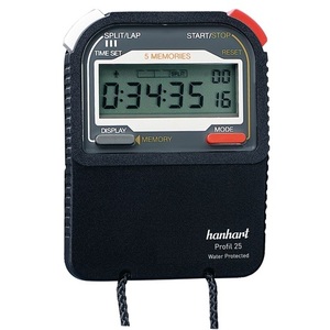 <b>Digital</b> Stopwatch 1/100 Sec Profile 25 by Hanhart - Product Image 1
