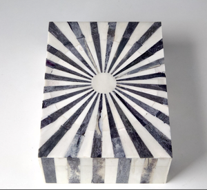Bone Inlay Jewelry Box Antique Design Box Bone Inlay Mother of Pearl Home Decorative Box - Product Image 2
