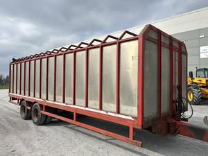 24ft Cattle <b>Trailer</b> Agricultural <b>Trailer</b> Heavy Load Hydraulic Sprung Drawbar Dividing gate Road Lights Slurry Hydraulic Brakes - Product Image 3