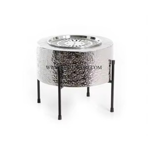 Manufacturer of Stainless Steel Mirror Polished Table Top Kitchen Accessories Dallah Heater Best Selling Handmade Luxury Heater - Product Image 2