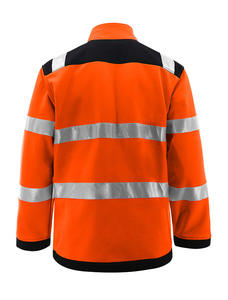 Veste de pluie de sécurité haute visibilité de classe 3 avec logo personnalisé, réfléchissante, imperméable, en polyester, vêtements de travail, poches, OEM, XXXL - Product Image 5