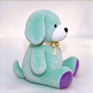 Customized plush <b>puppy</b>, stuffed dog, green plush dog, floppy ear dog plush, <b>puppy</b> plushie, dog stuffed animal, dog plush - Product Image 2