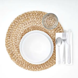 Napperon en jacinthe d'eau écologique Offre Spéciale pour la décoration de table d'ustensiles de cuisine dans la fête de mariage faite à la main du Vietnam - Product Image 1