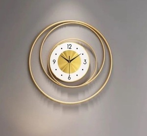 Stylish Contemporary Metal <b>Wall</b> <b>Clocks</b> With Abstract Designs to Enhance the <b>Decor</b> of Creative Modern Homes - Product Image 4