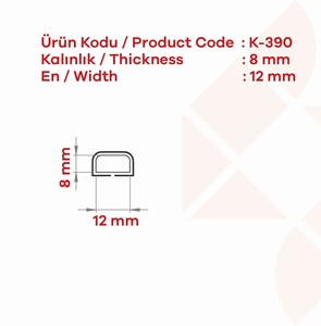 Profilé de surface durable en MDF PVC Design moderne Garniture de bord décorative pour accessoires de meubles en bois - Product Image 2