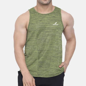 Débardeur en tissu respirant de haute qualité pour hommes Style décontracté pour l'exercice de gymnastique-Ventes directes d'usine - Product Image 1