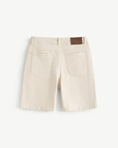 Pantalones cortos de mezclilla sólidos de cintura media para hombre, rectos, informales, transpirables, respetuosos con el medio ambiente, con cierre de cordón, de Vietnam - Product Image 6