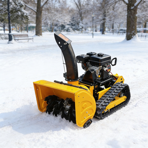 Soplador de Nieve de Gasolina de Alto Rendimiento de 13 HP, Quitanieves Autopropulsado con Tracción sobre Orugas y Barrena para Limpieza de Aceras y Granjas - Product Image 3