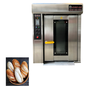 Four rotatif de haute qualité four à gaz à 8 plateaux pour boulangerie 220V 380V 700Kg four gaz et électrique Vietnam usine équipement de cuisson - Product Image 1