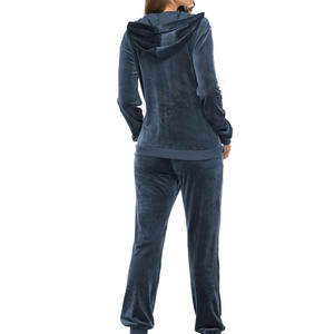 Conjuntos Deportivos de Terciopelo de Algodón Directo de Fábrica para Mujer, Ropa Casual de Alta Calidad, Conjuntos Deportivos Personalizados con Logotipo para Dama - Product Image 2