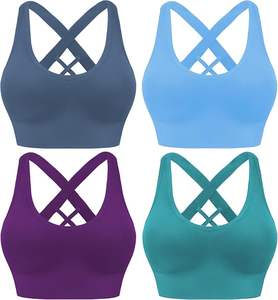 Sujetador Deportivo Premium de Alta Calidad, Ultra Cómodo y Transpirable para Mujer, para Correr, Yoga y Entrenamiento, Soporte Medio, Spandex/Nailon - Product Image 2