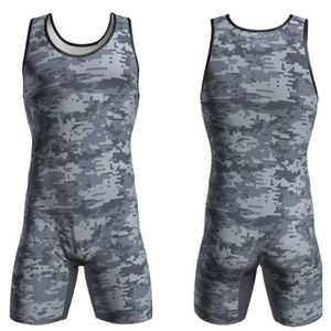 Combinaison de lutte personnalisée par sublimation pour hommes, enfants, jeunes, équipement de compétition professionnel, polyester extensible durable, séchage rapide, respirant - Product Image 6