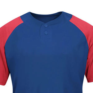 Conjunto de Uniforme de Béisbol Personalizado, Camiseta de Béisbol Henley con Manga Raglán y Pantalones, Transpirable, de Secado Rápido, Kit para Equipo - Product Image 5