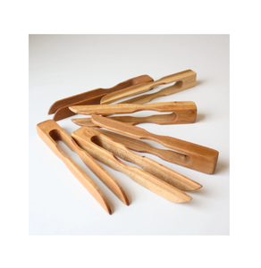 Pinzas de cocina para el hogar, juego de pinzas de madera, las pinzas de madera más exigentes y atractivas, artesanía natural - Product Image 1