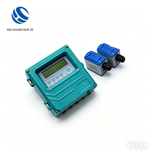 Débitmètre à ultrasons à fixation externe avec sortie Modbus RTU 4-20mA, précision OEM 1,0 % pour la surveillance du débit d'eau et d'huile industriels - Product Image 1