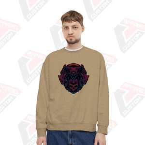 Sweat-shirt d'hiver pour homme ultra doux et personnalisable, en tissu polaire polyester/coton, doublure unie, respirant, imperméable, 380g - Product Image 3