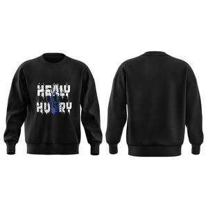 Sweats épais surdimensionnés coton polaire blanc personnalisé bouffée impression hommes et femmes sweats pour Streetwear - Product Image 4