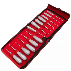 Kit d'élévateurs de racines en acier inoxydable de haute qualité Source d'alimentation manuelle Instruments chirurgicaux dentaires - Product Image 3