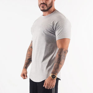 T-shirts personnalisés Premium gratuits de haute qualité 100% coton-polyester motifs vierges unis pour l'impression de logo - Product Image 2