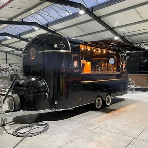 Street Food Trailer Mobile Kitchen Food Truck Fully Equipped Restaurant Commercial Catering Juice <b>Bar</b> Coffee Candy Rust - Product Image 6