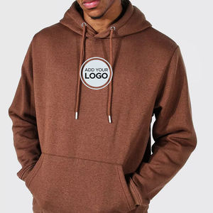 Sweat à capuche polaire d'hiver vieilli avec broderie personnalisée Sweat-shirt avec poche de haute qualité Impression DTG Sweats à capuche imprimés lavés à l'acide - Product Image 3