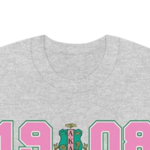 Sudadera con Capucha Personalizada AKA en Sarga Verde Kelly con Letras Griegas Rosadas en Sarga, Sudadera de Forro Polar para Hermandades - Product Image 2