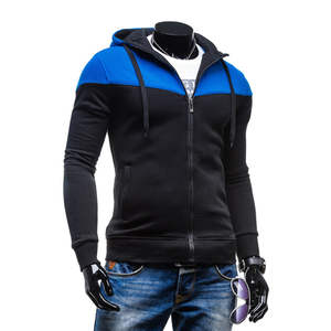 Nouveaux hommes Patchwork décontracté automne à capuche sport manteaux hauts sweat vêtements d'extérieur grande taille hommes sweats à capuche et sweat-shirts - Product Image 1