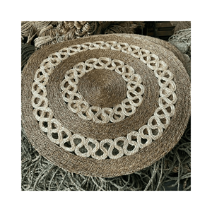 Natural Woven Rectangular Seagrass <b>Placemat</b> <b>Rattan</b> Wicker Table Mats With Good Price for Export - Product Image 5
